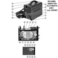 Telwin Spare Parts for Flux and MIG-MAG Welding Bimax