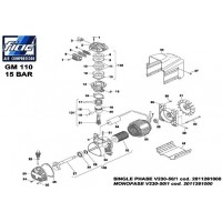 FIAC Spare Parts for Piston Air Compressor Pumps GM110/193