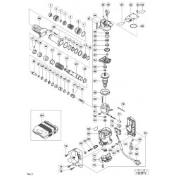 Hitachi Spare Parts for Demolition Hammers H25PV-H41MB