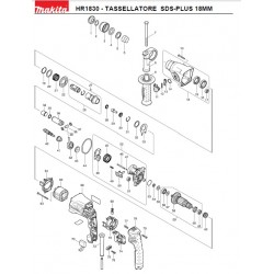 Ricambi Makita per Tassellatori SDS-Plus HR1830-2300-2450