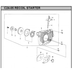 Ricambi Hitachi per Motosega da Potatura Hitachi CS25EC-SC