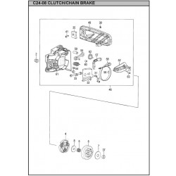 Hitachi Spare Parts for Engine Chainsaw CS25EC-SC