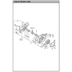 Hitachi Spare Parts for Engine Chainsaw CS38EK