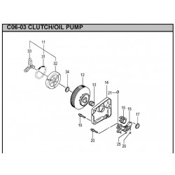 Hitachi Spare Parts for Engine Chainsaw CS38EK