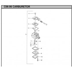 Hitachi Spare Parts for Engine Chainsaw CS38EK