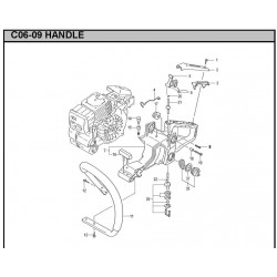 Hitachi Spare Parts for Engine Chainsaw CS38EK