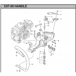 Hitachi Spare Parts for Engine Chainsaw CS38/45EL