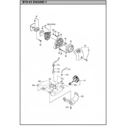 Hitachi Spare Parts for Engine Brush Cutter CG33EJ-LP