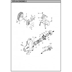 Hitachi Spare Parts for Engine Brush Cutter CG33EJ-LP