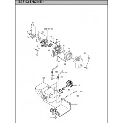 Hitachi Spare Parts for Engine Brush Cutter CG33EJ-LP