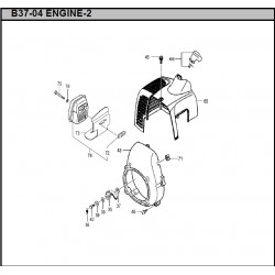 Hitachi Spare Parts for Engine Brush Cutter CG33EJ-LP
