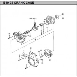 Hitachi Spare Parts for Engine Brush Cutter CG40EJ-T