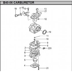 Hitachi Spare Parts for Engine Brush Cutter CG40EJ-T