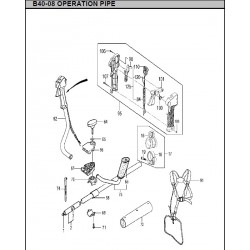 Hitachi Spare Parts for Engine Brush Cutter CG40EJ-T