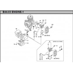 Hitachi Spare Parts for Engine Brush Cutter CG47EJ-L