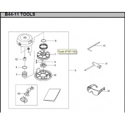 Hitachi Spare Parts for Engine Brush Cutter CG47EJ-L