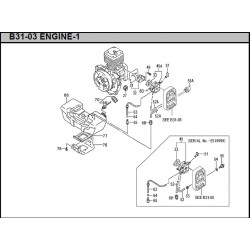 Hitachi Spare Parts for Engine Brush Cutter CG47EY-T