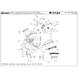 Compa-OMS Spare Parts for Portable Saws Orange 305