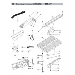 Ricambi Compa-OMS per Troncatrice SLIDER 305X2-X2B-X2T