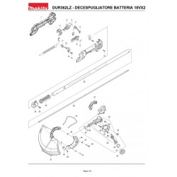 Makita Spare Parts for Cordless Brushcutter DUR362LZ