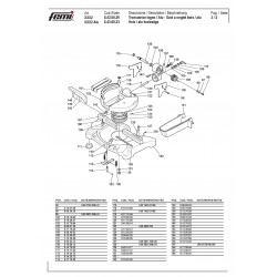 Spare parts for Mitre Saw Femi XXX2-XXX2 ALU-8.43.00.29-8.43.60.23