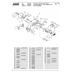 Spare parts for Mitre Saw Femi XXX2-XXX2 ALU-8.43.00.29-8.43.60.23