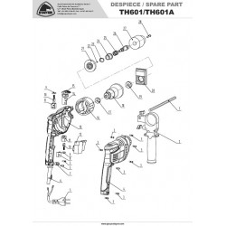Stayer Spare Parts for Electrical Drills TH601-TH700A