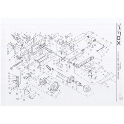 Fox Spare Parts for Combined Belt and Disk Bench Sander F31-462251