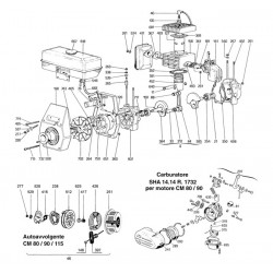 Ricambi CM Motori per Motopompe CM80