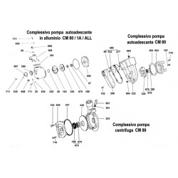 CM Motori Spare Parts for Motor Pump CM80