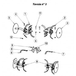 CM Motori Spare Parts for Motor Hoe HP 2,7