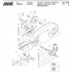 Femi Spare Parts for Stationary Band Saw N266DA XL-8488028
