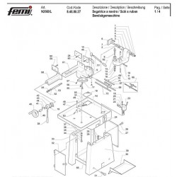 Femi Spare Parts for Stationary Band Saw N266 XL_8488027
