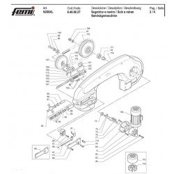 Femi Spare Parts for Stationary Band Saw N266 XL_8488027