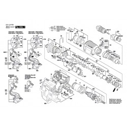 Ricambi Bosch per Martello Perforatore a Batteria GBH 36 VF-LI/3 611 J01 R00