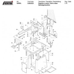 Ricambi Femi per Segatrice a Nastro Stazionaria N265 XL-8488026
