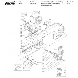 Ricambi Femi per Segatrice a Nastro Stazionaria N265 XL-8488026