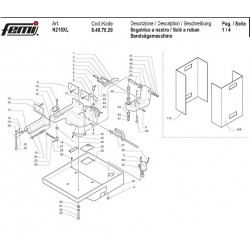 Ricambi Femi per Segatrice a Nastro Stazionaria N215 XL-8487020