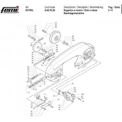 Ricambi Femi per Segatrice a Nastro Stazionaria N215 XL-8487020