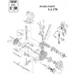 CM Motori Spare Parts for Diesel Motors LA170