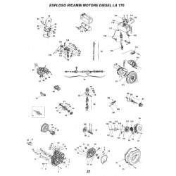 Ricambi CM Motori per Motori Diesel LA170