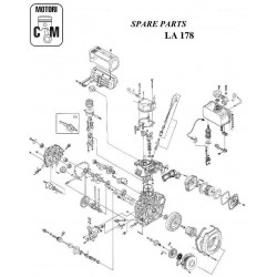 CM Motori Spare Parts for Diesel Motors LA178