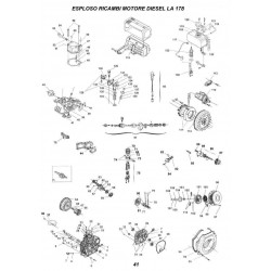 Ricambi CM Motori per Motori Diesel LA178