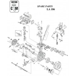 CM Motori Spare Parts for Diesel Motors LA186
