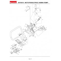 Makita Spare Parts for Power Cutters EK7651H