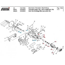 Femi Spare Parts for Mitre Saw GOLD-8436032