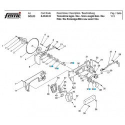 Ricambi Femi per Troncatrici per Legno GOLD3-8436033