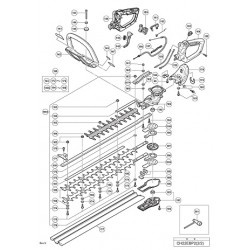Hitachi Spare Parts for Engine Hedge Trimmer CH22EBP2