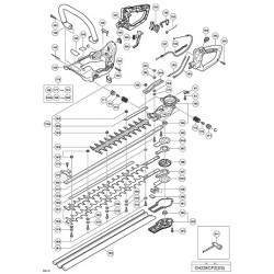 Hitachi Spare Parts for Engine Hedge Trimmer CH22ECP2