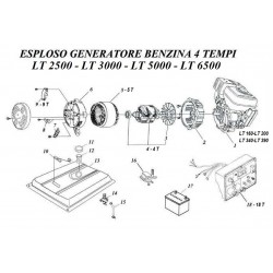 CM Motori Spare Parts for Gasoline Power Generator 4 Strokes